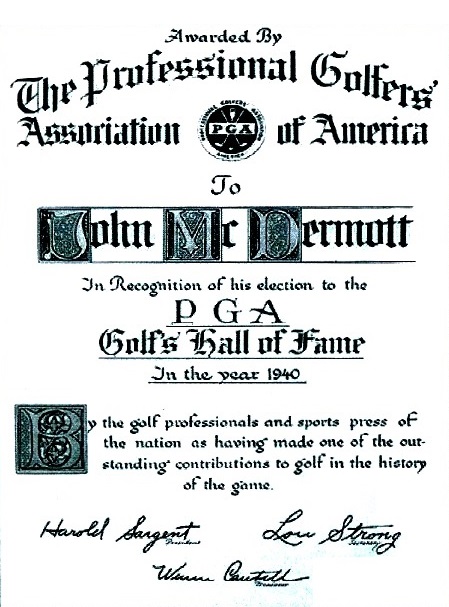 McDermott-1940 Hall of Fame